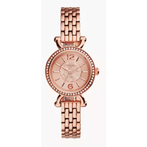 Correa de reloj Fossil ES3894 Acero inoxidable Rosado 7mm
